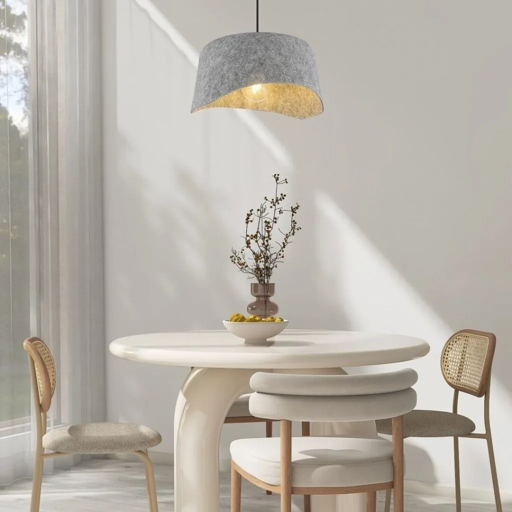 Lustra suspendata din material ecologic Farelia