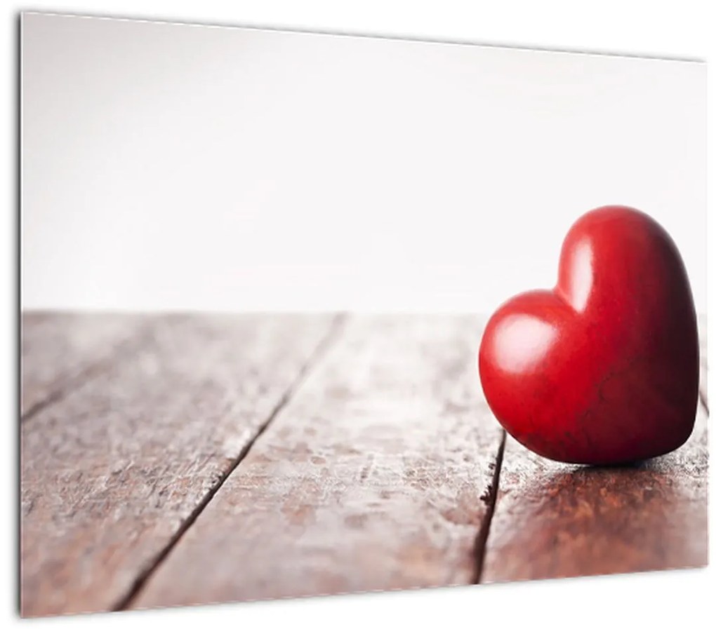 Tablou - Inima din lemn (70x50 cm)