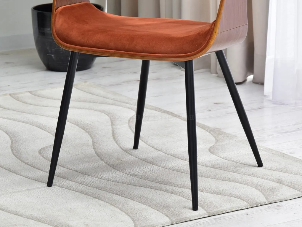 Scaun Rolf K (cupru + negru). 1111256