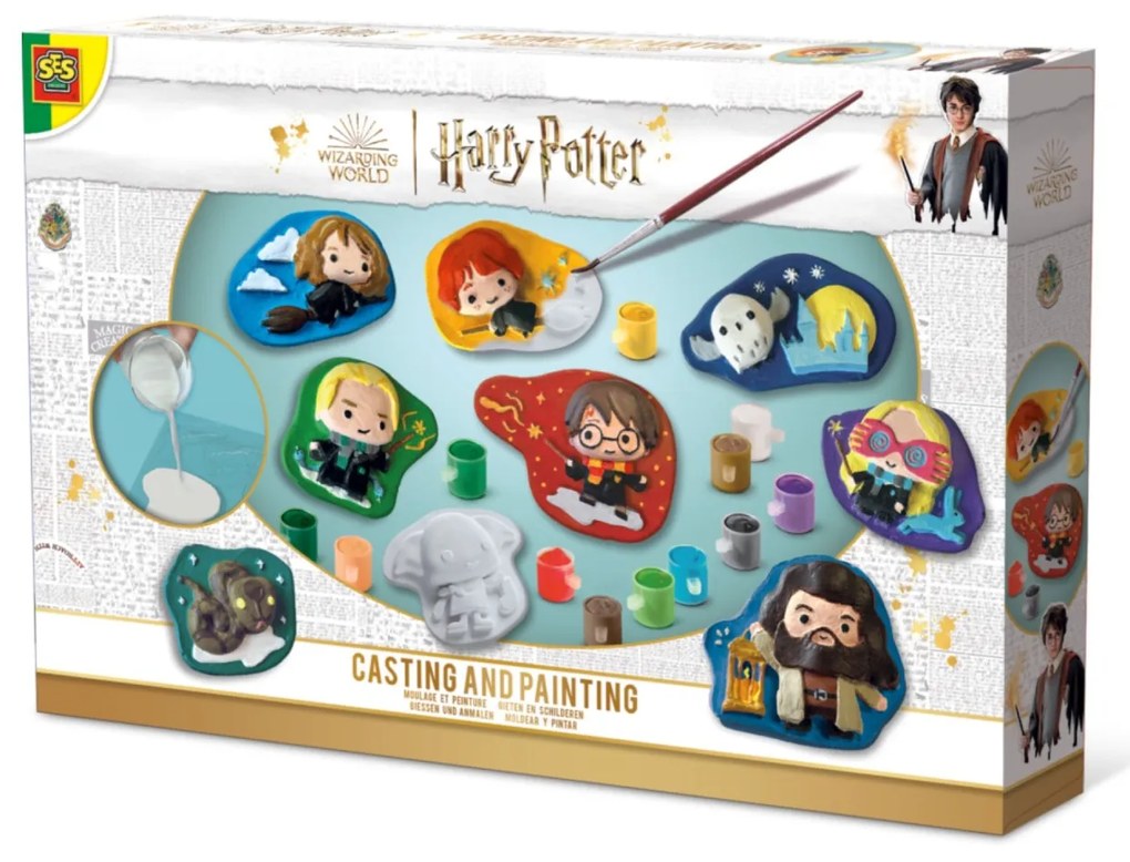 Harry Potter - Set creativ copii cu mulaj si pictura