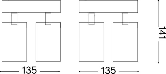 Ideal Lux - Spot LED DYNAMITE 4xGU10/7W/230V CRI 90 alamă