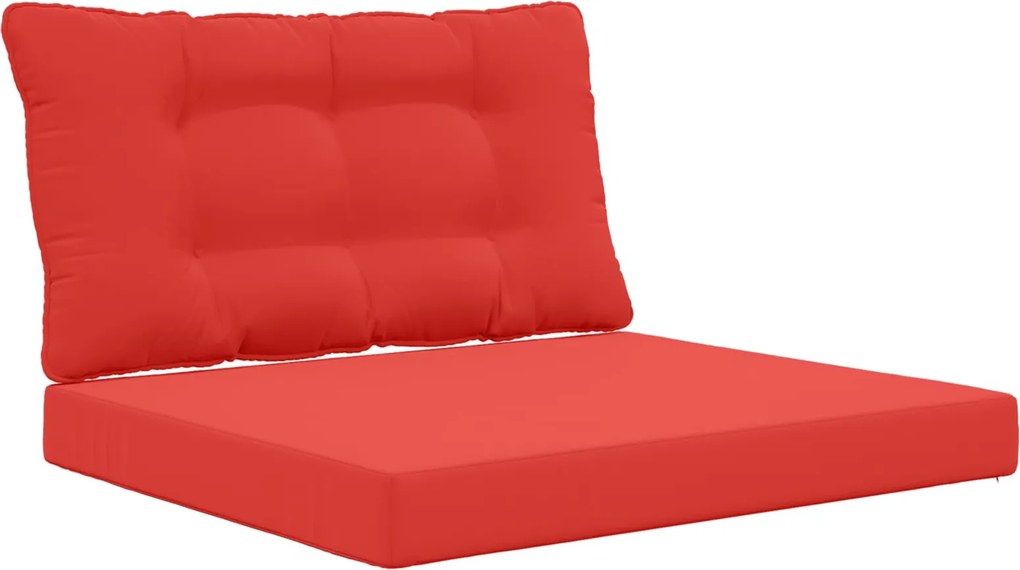 vidaXL Perna pentru canapea de exterior 2 pcs Roșu Poliester