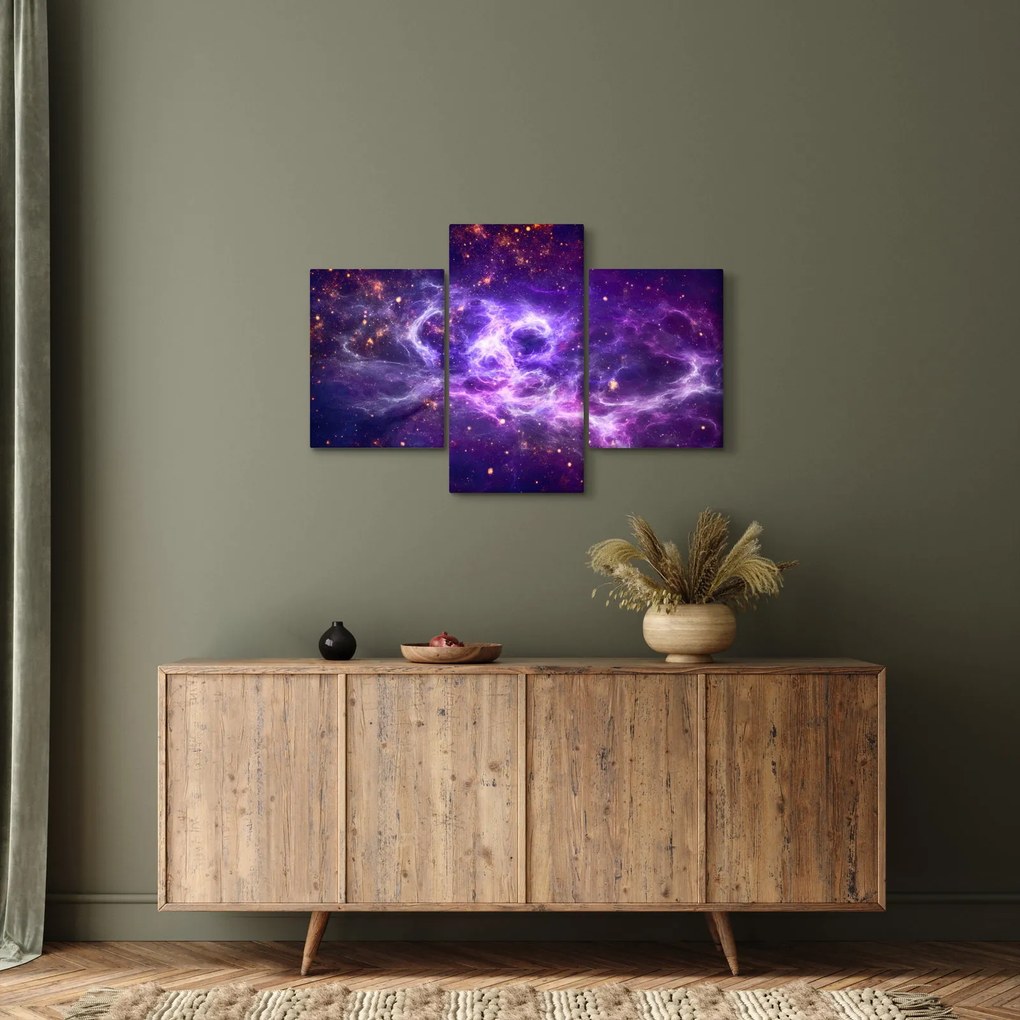 Tablou - Universul violet (90x60 cm)