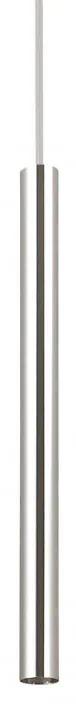 Pendul minimalist cilindric argintiu Ultrathin S