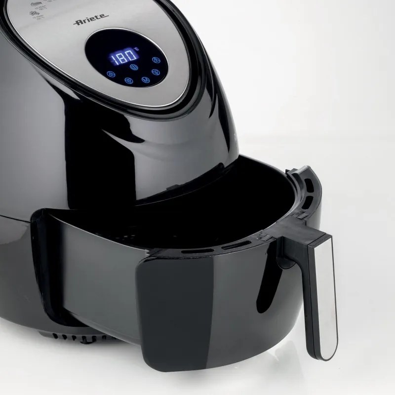 Friteuza cu aer cald Ariete AIRY FRYER XXL 4618/00, 1800W, 5.5L, 7 programe, Timer, Display LCD tactil, Negru