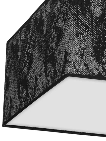 Plafonieră SATINO 3xE27/60W/230V neagră/argintie