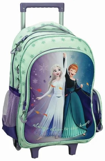 Disney Regatul de gheață Idyllic ghiozdan școlar pe roți, geantă 46 cm