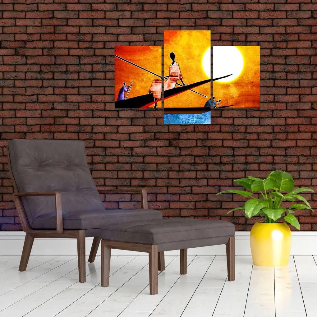 Tablou picturii epochale străveche (90x60 cm)