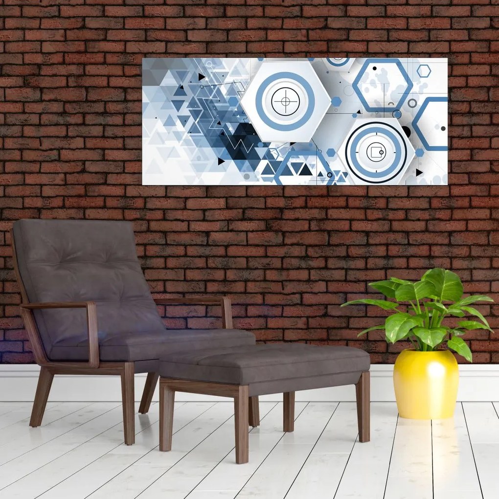 Tablou - Abstract geometric (120x50 cm)
