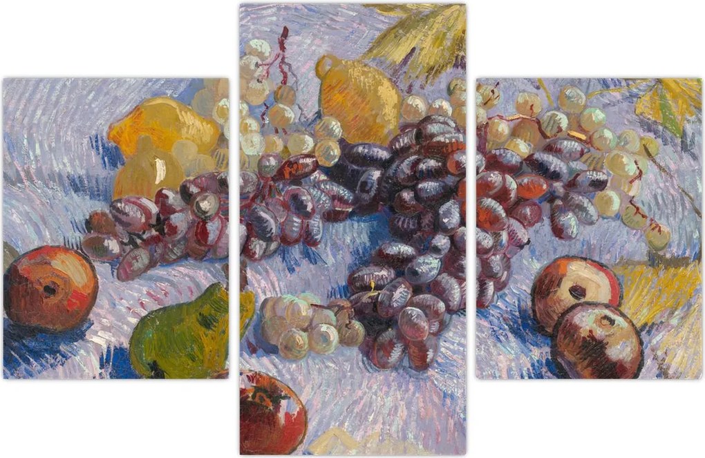 Tablou - Vincent van Gogh, Grapes, Lemons, Pears, and Apples, reproducere (90x60 cm)