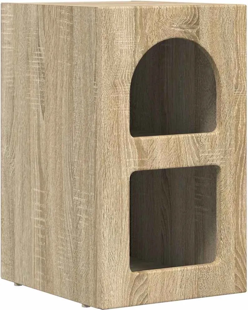 vidaXL Noptieră Stejar Sonoma 29,5 x 33,5 x 50 cm Lemn compozit