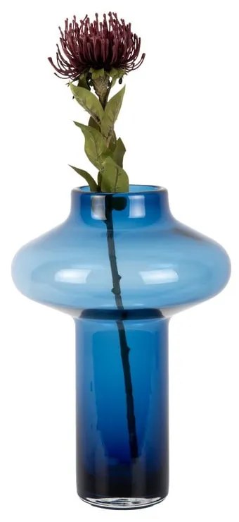 Vază albastră din sticlă (înălțime 37 cm) Asombroso – PT LIVING
