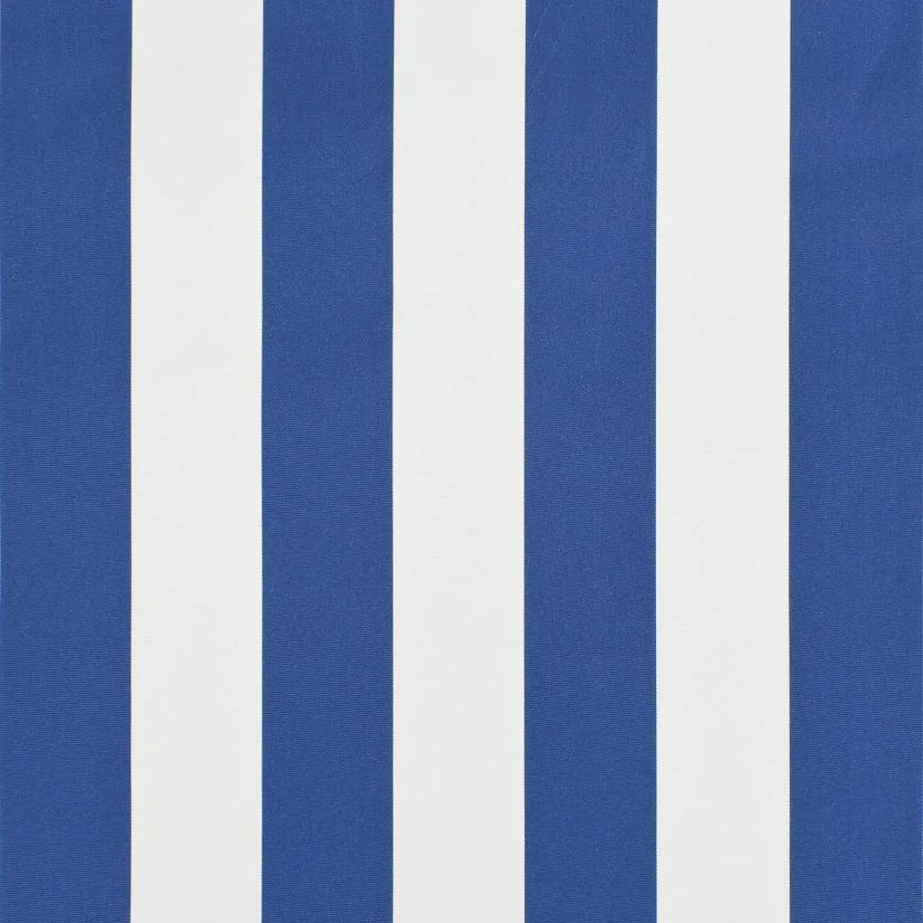 Copertina retractabila, albastru si alb, 400 x 150 cm Albastru si alb, 400 x 150 cm