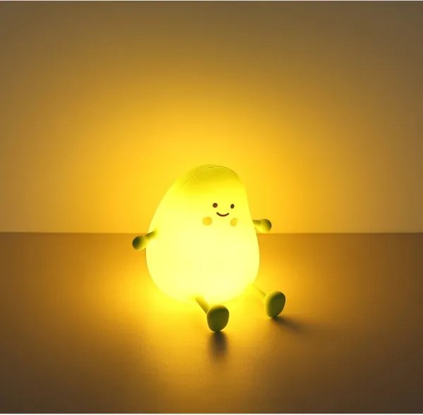 Globo 2871 - Lampă de veghe reîncărcabilă pentru copii MANGI, LED RGBW, cu intensitate reglabilă, 2W/5V, acumulator 800 mAh, culoare mango