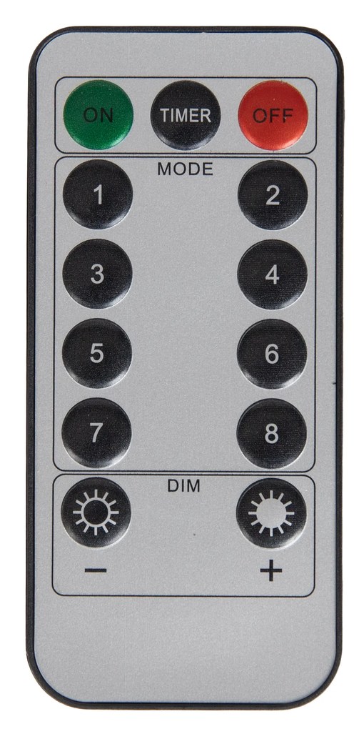 Lampă de podea de Crăciun neagră 240 cm, incl. LED IP44 cu telecomandă - Nagi