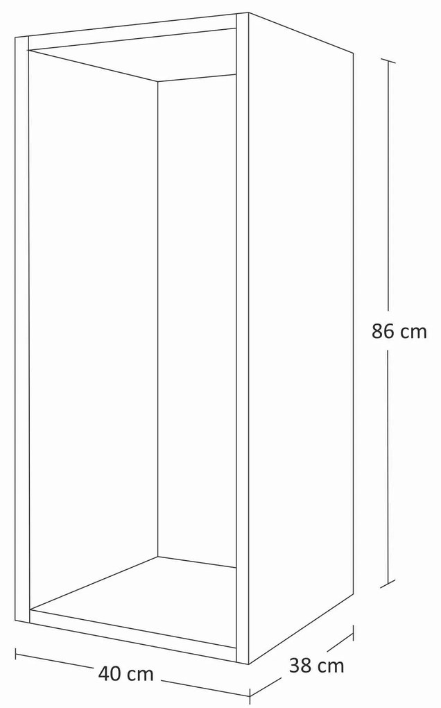Mobilier living Melville (alb + alb lucios). 1007683