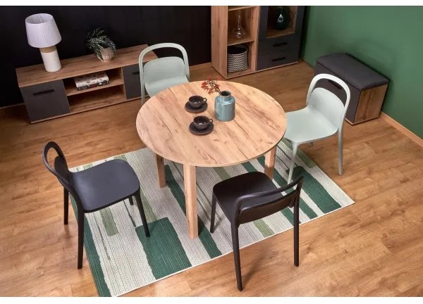 Masă de dining CALMIO, stejar craft