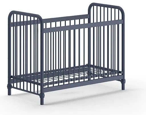Pătuț Bebeluși BRONXX, Albastru Denim, 60 x 120 cm (Metal) – BRONXX – Vipack