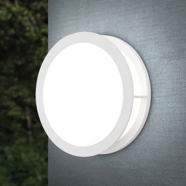 Orion - Corp de iluminat exterior HENRY, 2x E27/15W/230V, Ø 30 cm, IP44, alb