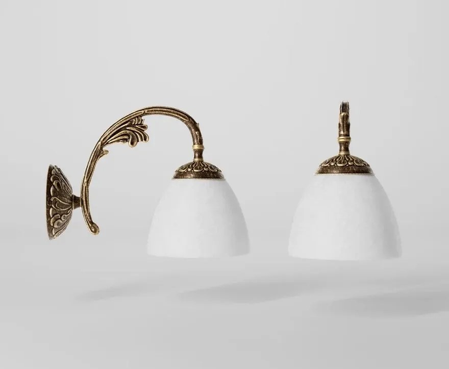 Aplica de perete din alama stil Art Nouveau Beatrice