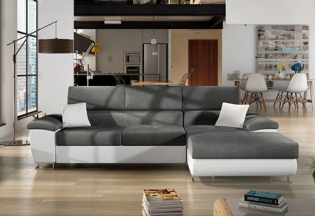 Supermobel Canapea in forma de COTERE MINI, 275x91x170, Soft 017/Lux 06/Soft 017, stanga