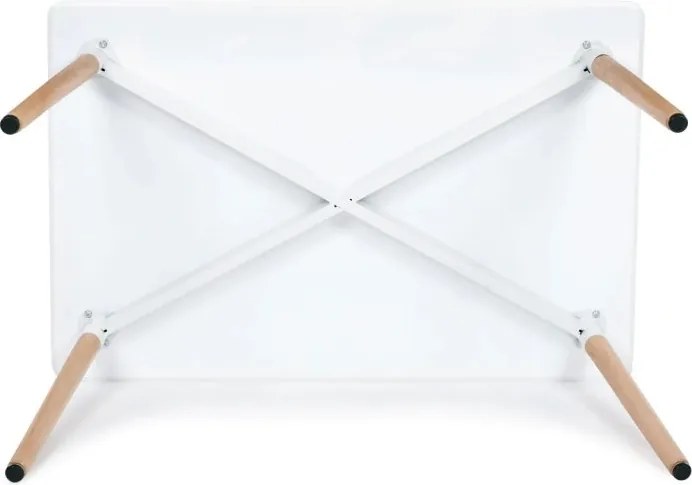 OFERTA Masa de dining alba BERGEN 120x80 cm clasa a II-a