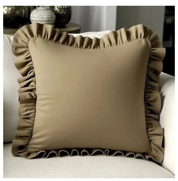 Față de pernă din amestec de bumbac 40x40 cm Ruffled – Mila Home
