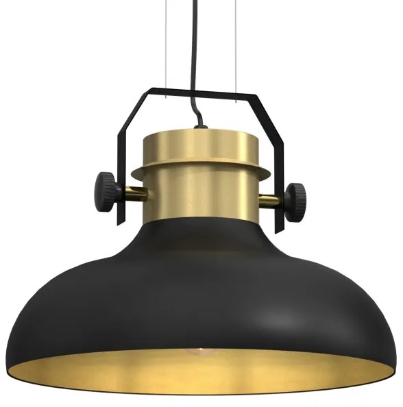 Lustră pe cablu HELSING 1xE27/60W/230V aurie