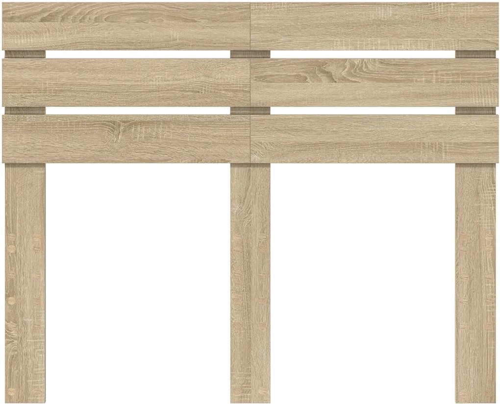 vidaXL Tăblie cap Stejar Sonoma 120 cm Lemn compozit