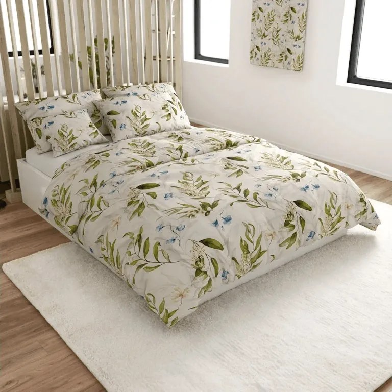 Lenjerie de pat din microfibra KARDA albă Dimensiune lenjerie de pat: 70 x 90 cm | 140 x 200 cm