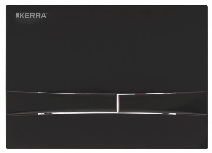 Capac de toaletă Adriatic negru pentru setul K-50 Slim