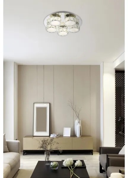 Plafonieră LED dimabilă Globo 49350D4 AMUR LED/40W/230V 4000K d. 40 cm