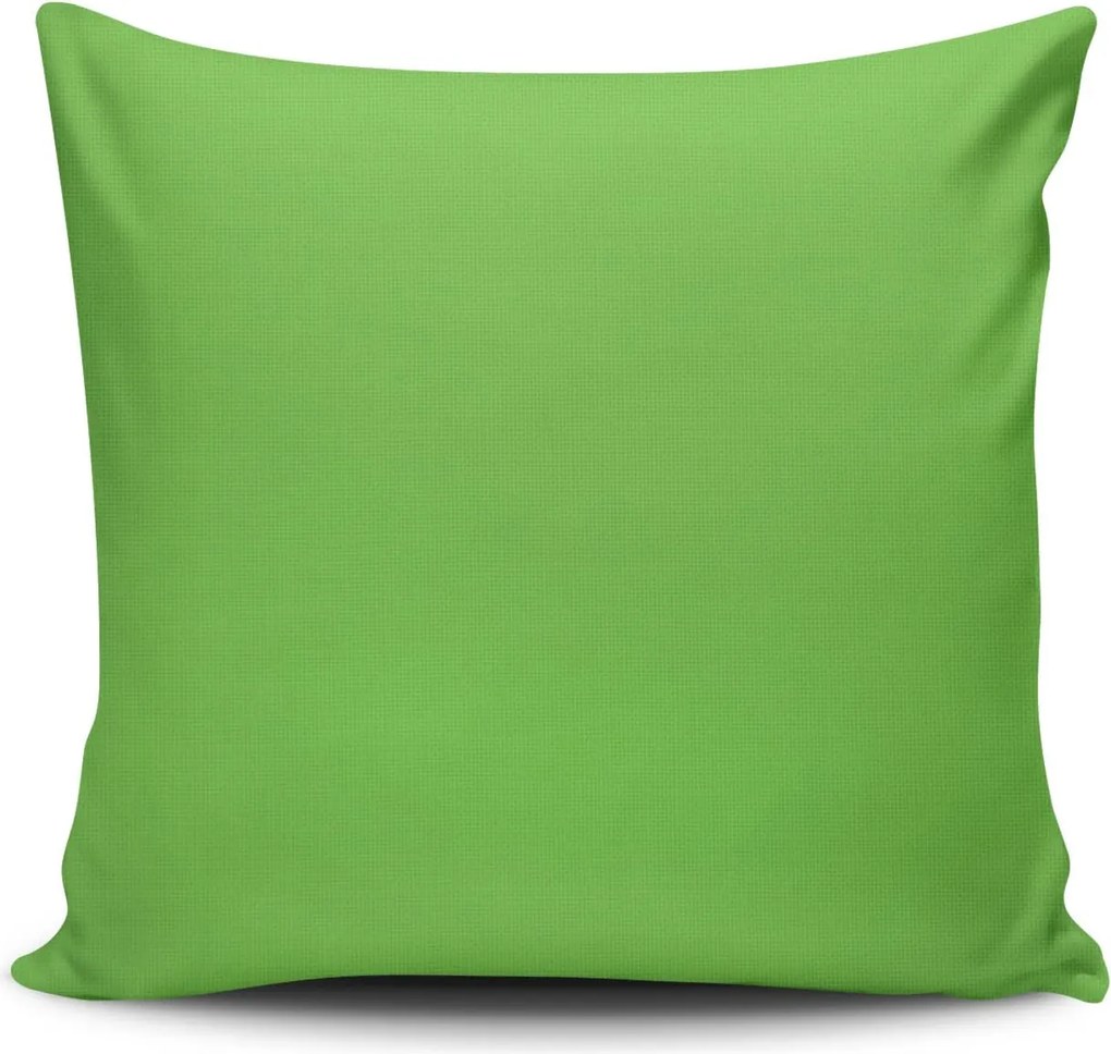 Perna TRKRLNTICLI-12, verde, bumbac/poliester, 43x43 cm