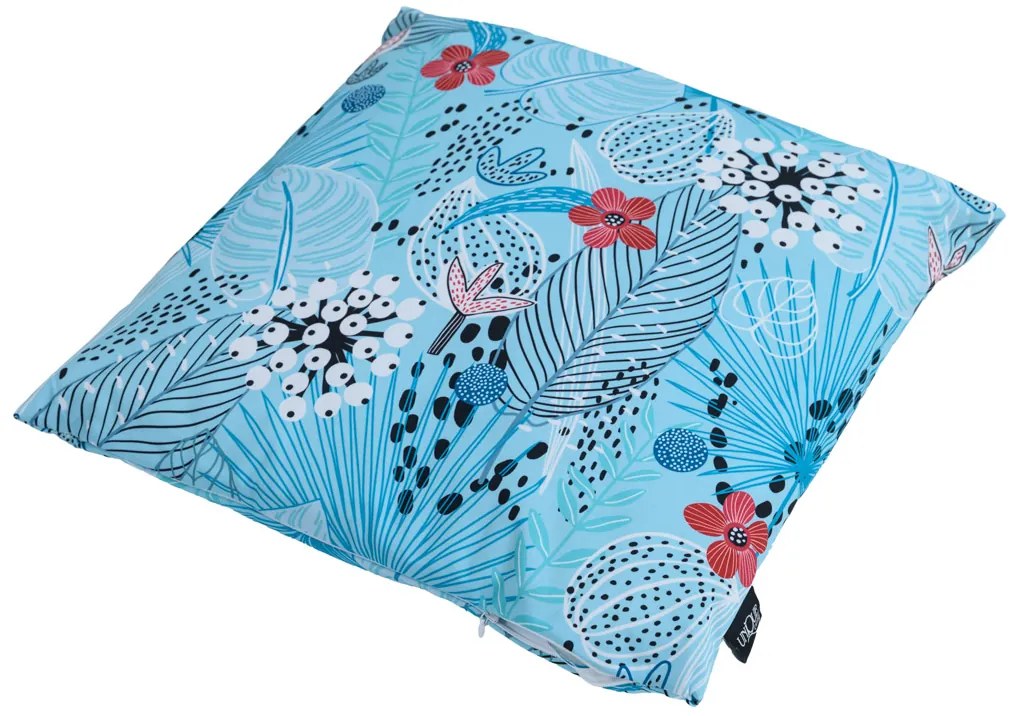 Perna de exterior FLORILO 45x45 cm, albastru