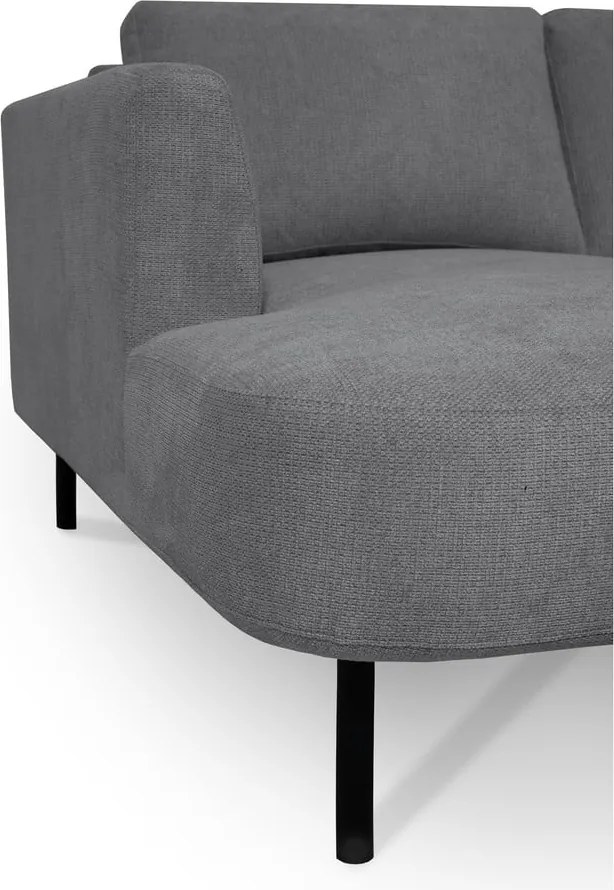 Colțar gri închis (cu colț pe partea dreaptă/în formă de "U") Hero – Scandic