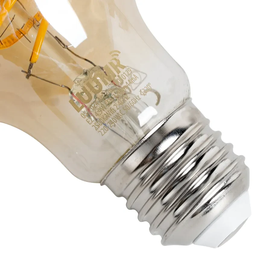 Set 5 becuri Becuri LED inteligente E27 reglabile A60 chihlimbar 4.9W 320lm 2500K
