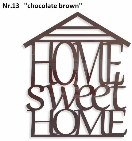 Home Sweet Home inscripție decorativă pe perete Albastru închis