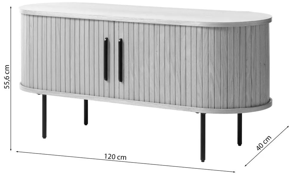 Masă TV Gatto G3  (stejar + negru). 1098770