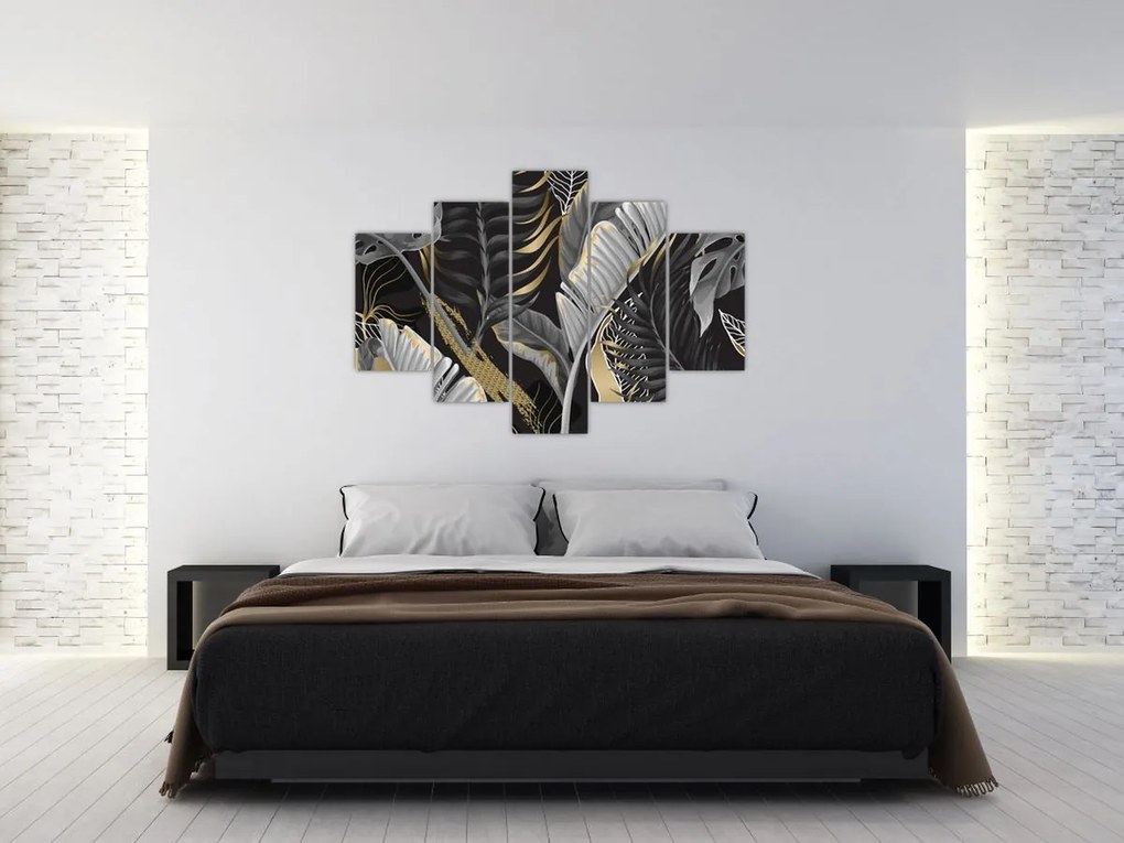 Tablou - Jungla de aur (150x105 cm)