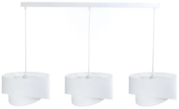 Lustră pe cablu GALAXY 3xE27/60W/230V albă