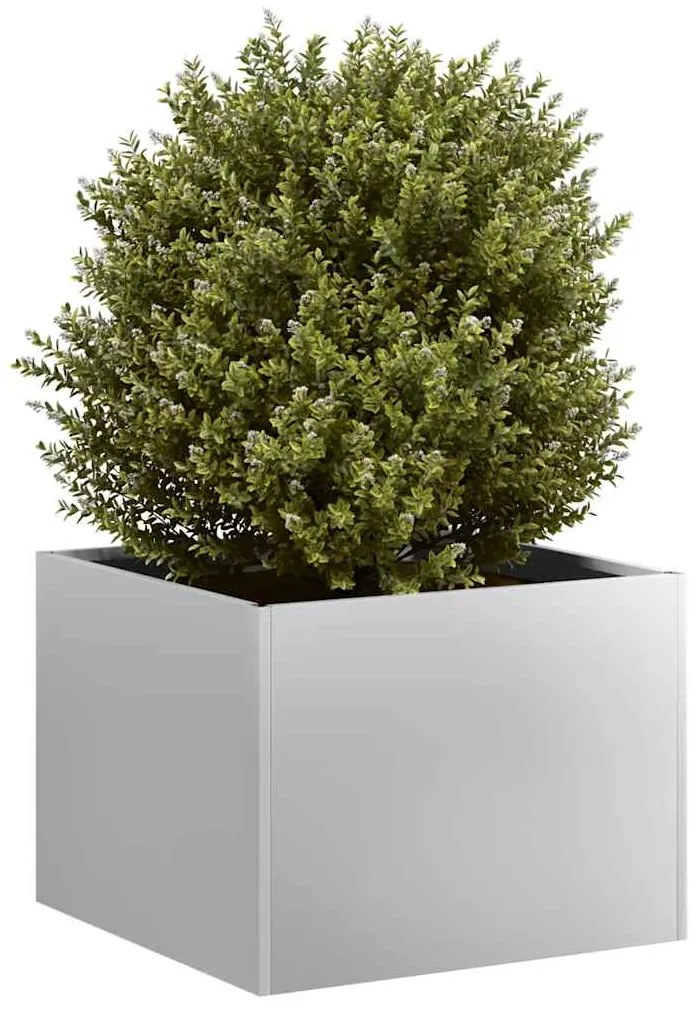 vidaXL Jardinieră 40x40x30 cm oțel galvanizat