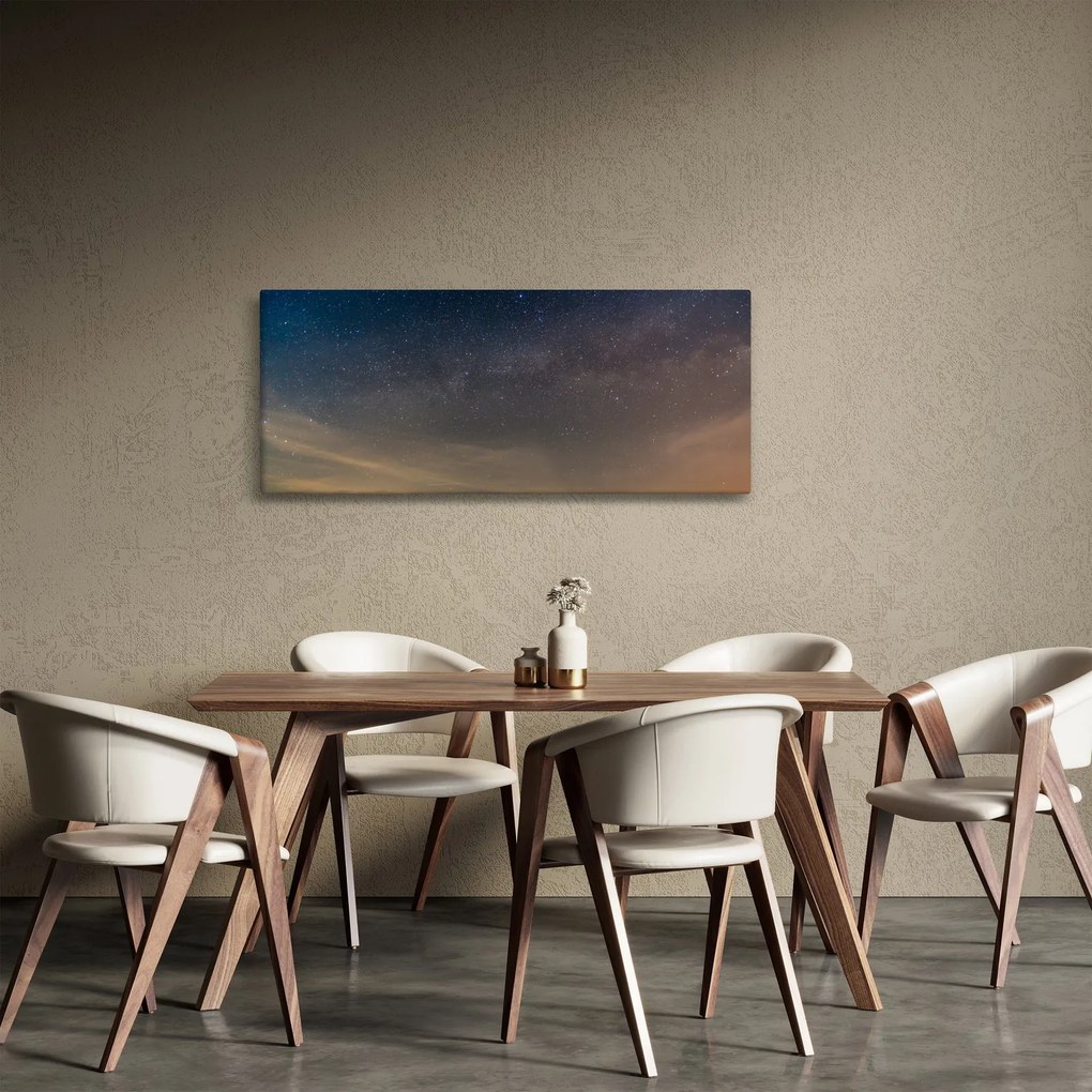 Tablou cu cerul nocturn (120x50 cm)