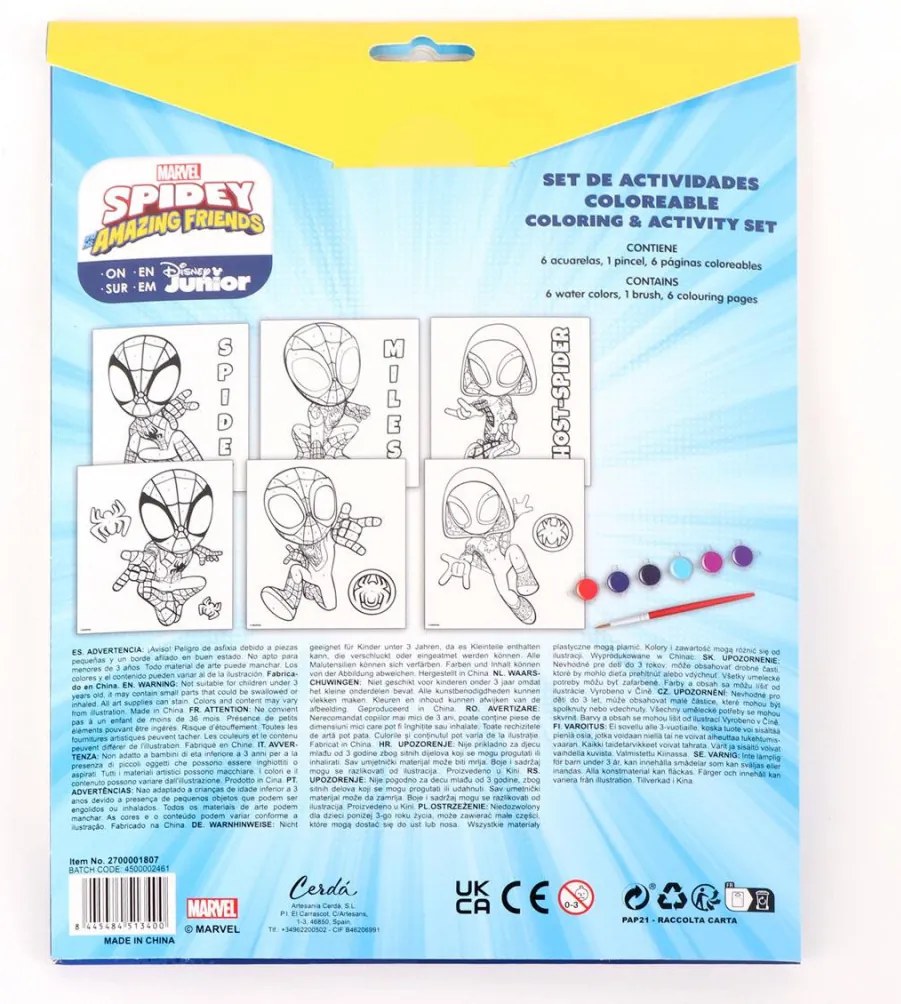 Omul Păianjen Spidey Friends set de pictură după numere