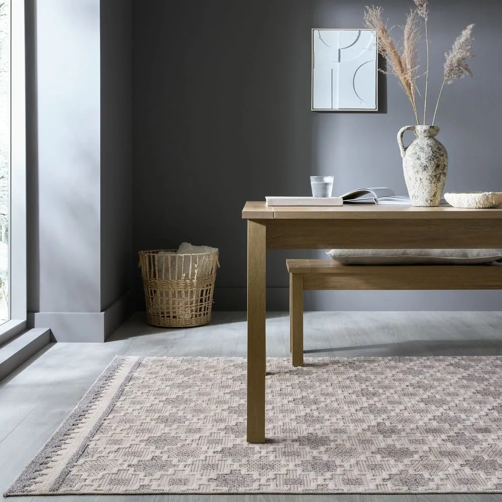 Covor grej lavabil 155x230 cm Graysen – Flair Rugs