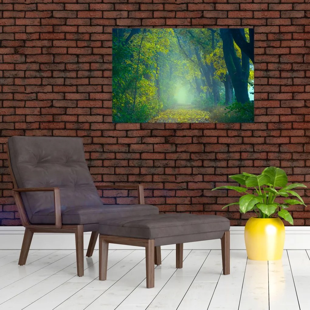 Tablou cu drum dea lungul cu copaci (90x60 cm)