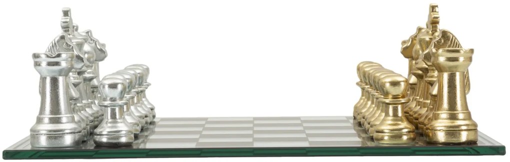 Mauro Ferretti Set Tabla De Sah Negru/Alb Cm 50,5X50,5X12 | Aosom Romania