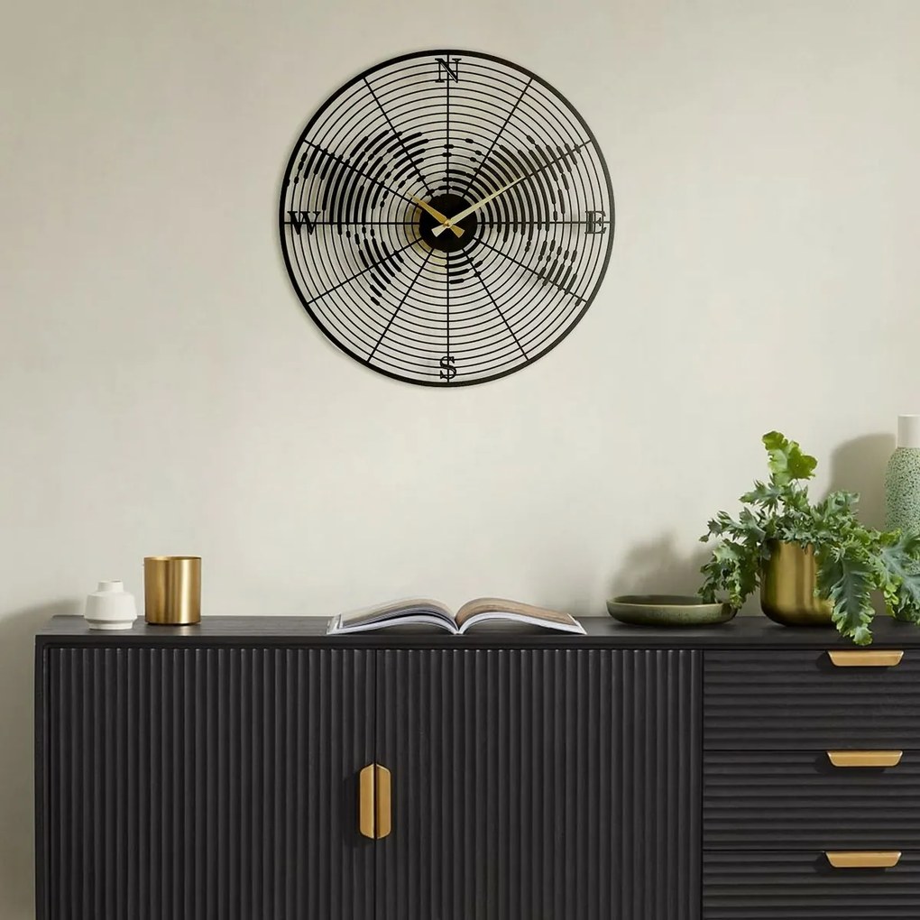 Ceas de perete Coordinate APS018, Black , 49 x 49cm