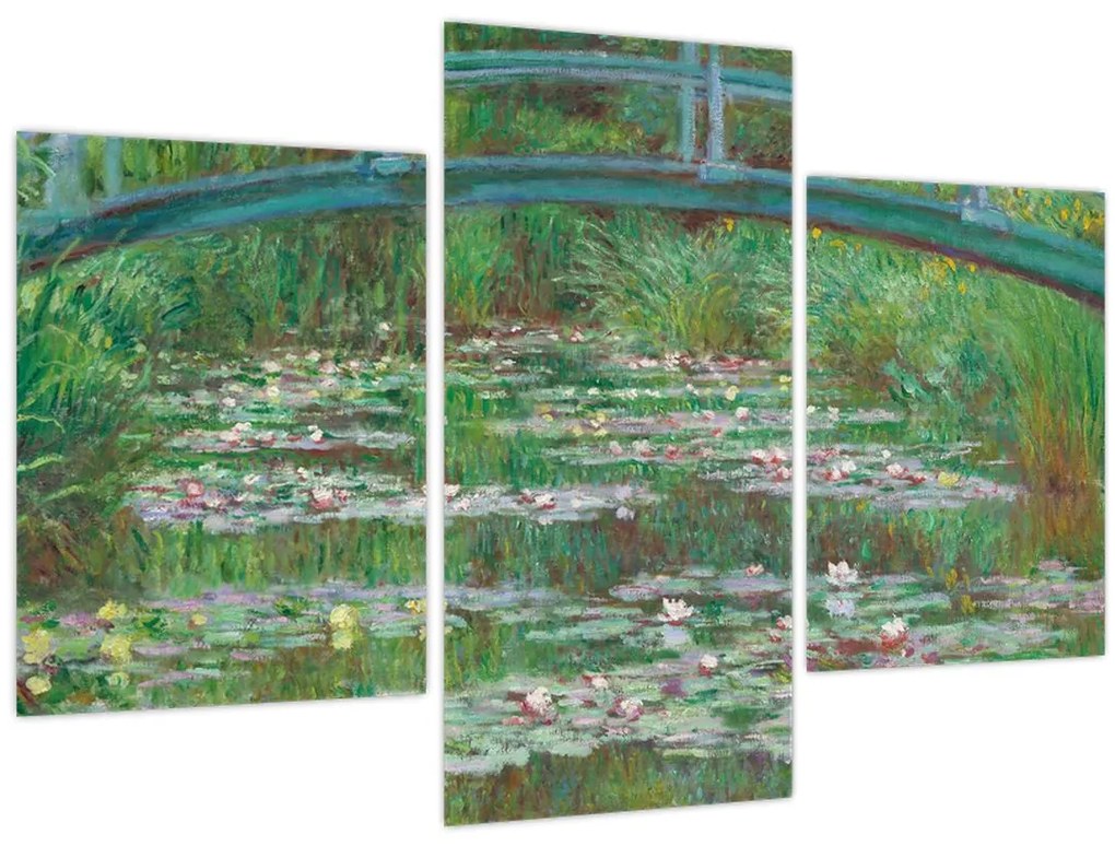 Tablou - Claude Monet, The Japanese Footbridge, reproducere (90x60 cm)