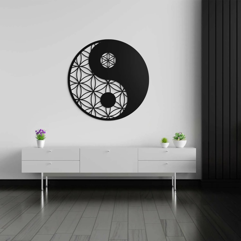 DUBLEZ | Floarea vieții tablou - Simbol Yin Yang