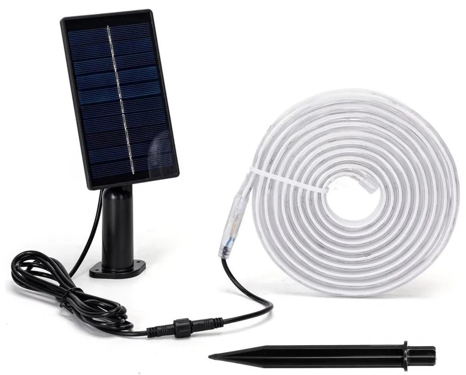 Aigostar - Bandă solară LED RGB reglabilă LED/1,6W/3,2V 5 m IP65 + telecomandă